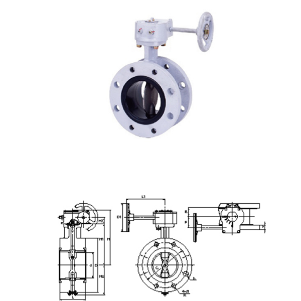 KITZ開滋10K杠桿式10FJUF蝶閥10FJUF-50A