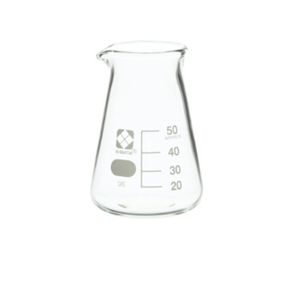 日本SIBATA柴田科學 標準刻度錐形杯010050-500 安