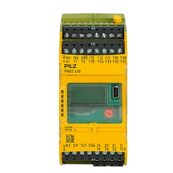 PILZ皮爾茲德國安全繼電器  PNOZ s4.1 24VDC 3 n/o 1 n/c