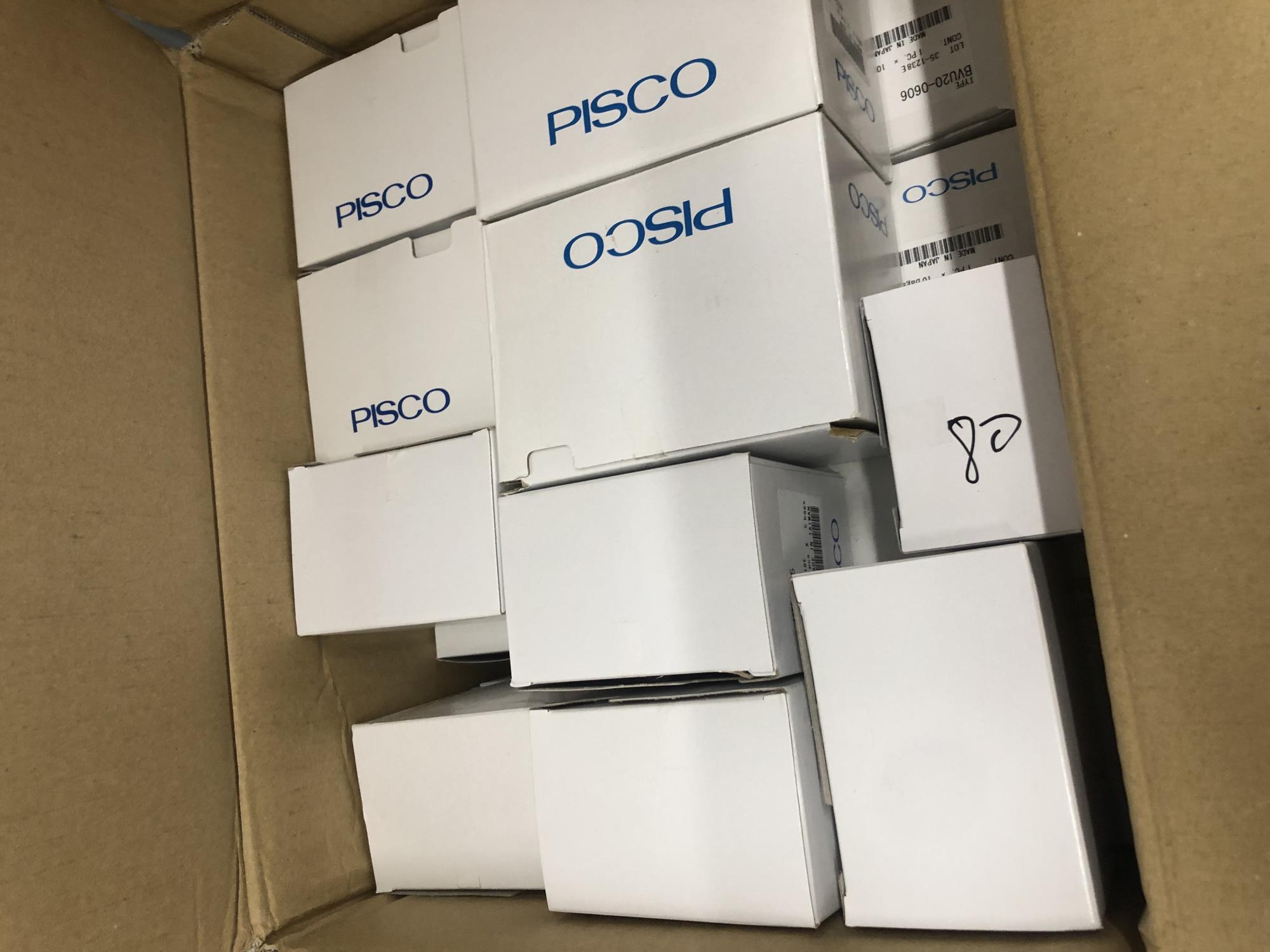 PISCO碧鑠科彎頭定流孔型管接頭 PL6-01-0.3