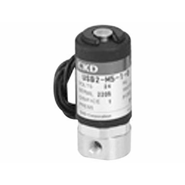 CKD喜開理多種流體小型直動式2通電磁閥USB2-M5-2-0-AC200V